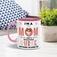 thumbnail image 4 of I'm a Ragdoll Mom and a Registered Nurse Nothing Scares Me 11oz Accent Two-tone Mug Cat Lover Kitten Owner Gifts Idea Coffee Tea Cup - 00002, 4 of 5