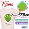 thumbnail image 1 of ESSMO Green Apple Matte Solid Heat Transfer Vinyl HTV Sheet T-Shirt 20" Wide Iron On Heat Press DP34 20"x600", 1 of 7