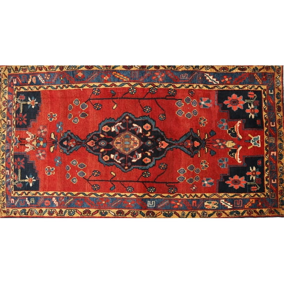 Ahgly Company Indoor Rectangle Traditional Brown Persian Area Rugs, 8' x 10'