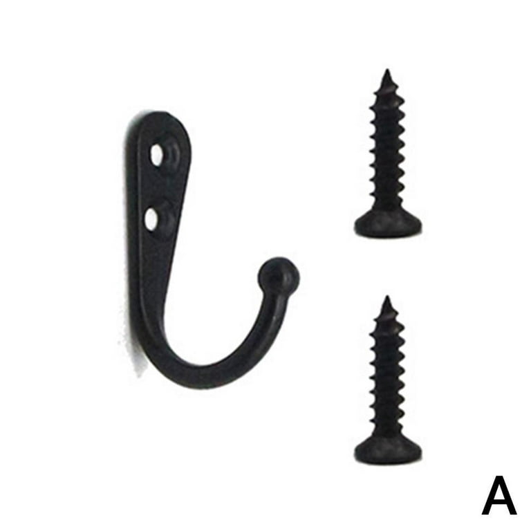 Heavy Duty Dual Coat Hooks Wall Mounted 20 Screws Retro Double