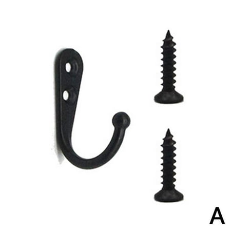 

1/10pcs Heavy Duty Coat Hooks Retro Wall-mounted Hook Door Hangers Best X6S0