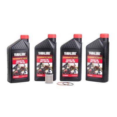 Oil Change Kit With Yamalube All Purpose 10W-40 for Yamaha BIG BEAR 2x4 400 2000-2004