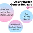 thumbnail image 3 of Chameleon Colors Gender Reveal Powder Kit - Includes Pink and Blue Color Powder, 5 Team Girl and 5 Team Boy Stickers - 2 lbs Color Powder, 3 of 7