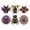 Assorted, variant on 6 Pcs DIY Halloween Pearl Diamond Art Painting Fridge Magnet,Pearl Art Magnetic Sticker Craft Kit for Adults & Beginners, Refrigerator Whiteboard Kitchen Home Decor & Spooky Gift,G