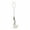 milky, variant on Multipurpose Keychain Charm Pendant Colorful Sturdy Acrylics Phone Chain for Kids and Women's Accessories
