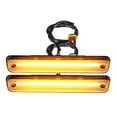 thumbnail image 1 of Luz LED de posición lateral 25952319, luces de señal de giro delanteras, lámparas de posición lateral de guardabarros para Hummer H2 2003-2009, lente transparente, luz LED ámbar, 1 par, 1 of 1