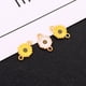 thumbnail image 4 of EeaseMX 10 paquetes de accesorios de joyería DIY con forma de margarita, colgantes de aleación hechos a mano, suministros para colgantes, tamaño 3, blanco, 4 of 7