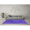 thumbnail image 3 of Ahgly Company Indoor Rectangle Oriental Purple Industrial Area Rugs, 5' x 8', 3 of 4