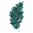 thumbnail image 2 of Hyasfey Creative Shining Rhinestones Leaves Shape Brooch Clothes Lapel Pin Shawl Hat Badge Fashion Accessories Party Jewelry Gift, 2 of 7