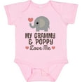 thumbnail image 3 of Inktastic Grammy and Poppy Love Me Grandchild Boys or Girls Baby Bodysuit, 3 of 5