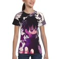 thumbnail image 6 of My Hero Academia Dabi Kids T-Shirt 3d Printed Graphic T-Shirts Boys And Girls Short Sleeve Shirts For Youth Kids X-Small, 6 of 7