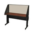 thumbnail image 3 of Executive Mesh Chair with Black Fabric only with Aluminum Base and Headrest M..., 3 of 7