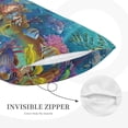 thumbnail image 5 of Balery Sea World Bedding Queen Pillow Cases - Envelope Closure - Soft Brushed Microfiber Fabric - Shrinkage and Fade Resistant Pillow Cases-20"x30", 5 of 9