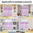 thumbnail image 5 of Purple Pink Boho Kitchen Curtains Window Panels, Vintage Ethnic Tribe Abstract Art Insulated Window Treatment Curtain, Grommet Curtains for Bedroom/Living Room/Bathroom, 2 Piece 52"Wx45"L, 5 of 8