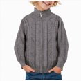 thumbnail image 4 of WXFAZCVU Boys Full Zip Long Sleeve Cardigan Knit Casual Cardigan Sweater Top Trendy Clothes Size 11-12 Years, 4 of 4