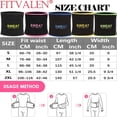 thumbnail image 2 of FITVALEN Sweat Waist Trainer Trimmer for Women Tummy Control Girdle Neoprene Ab Slimming Belt Sauna Suit, 2 of 8