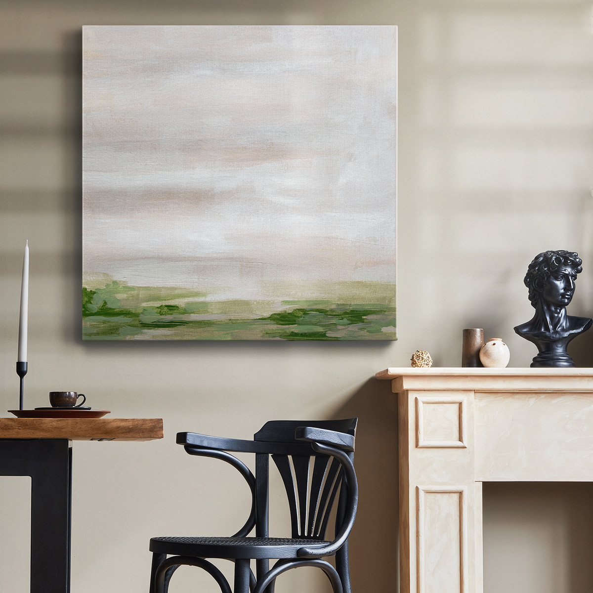 Wexford Home Marsh Horizon I-Premium Gallery Wrapped Canvas, 16" x 16" - Ready to Hang