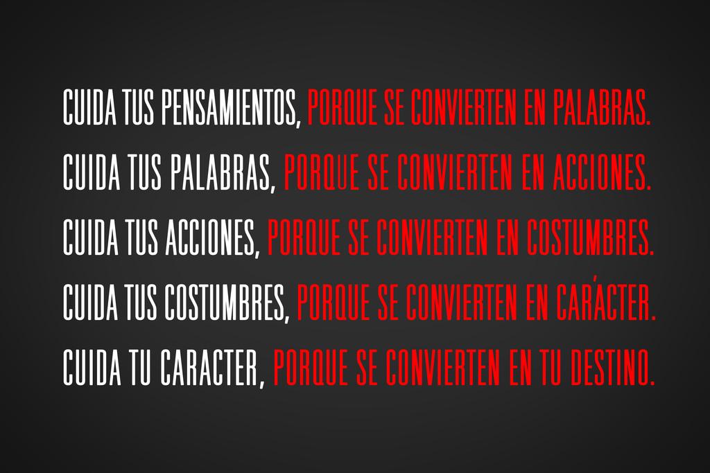 Watch Your Thoughts Spanish Quote Motivational En Espanol Cuida Tus