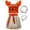 A011-Orange-(P021+P040), variant on Jurebecia Princess Costume for Girls Adventure Moana Dress Outfit Two-Pieces Crop Top Skirt Set Birthday Party Clothes Child 120 cm 5-6 Years