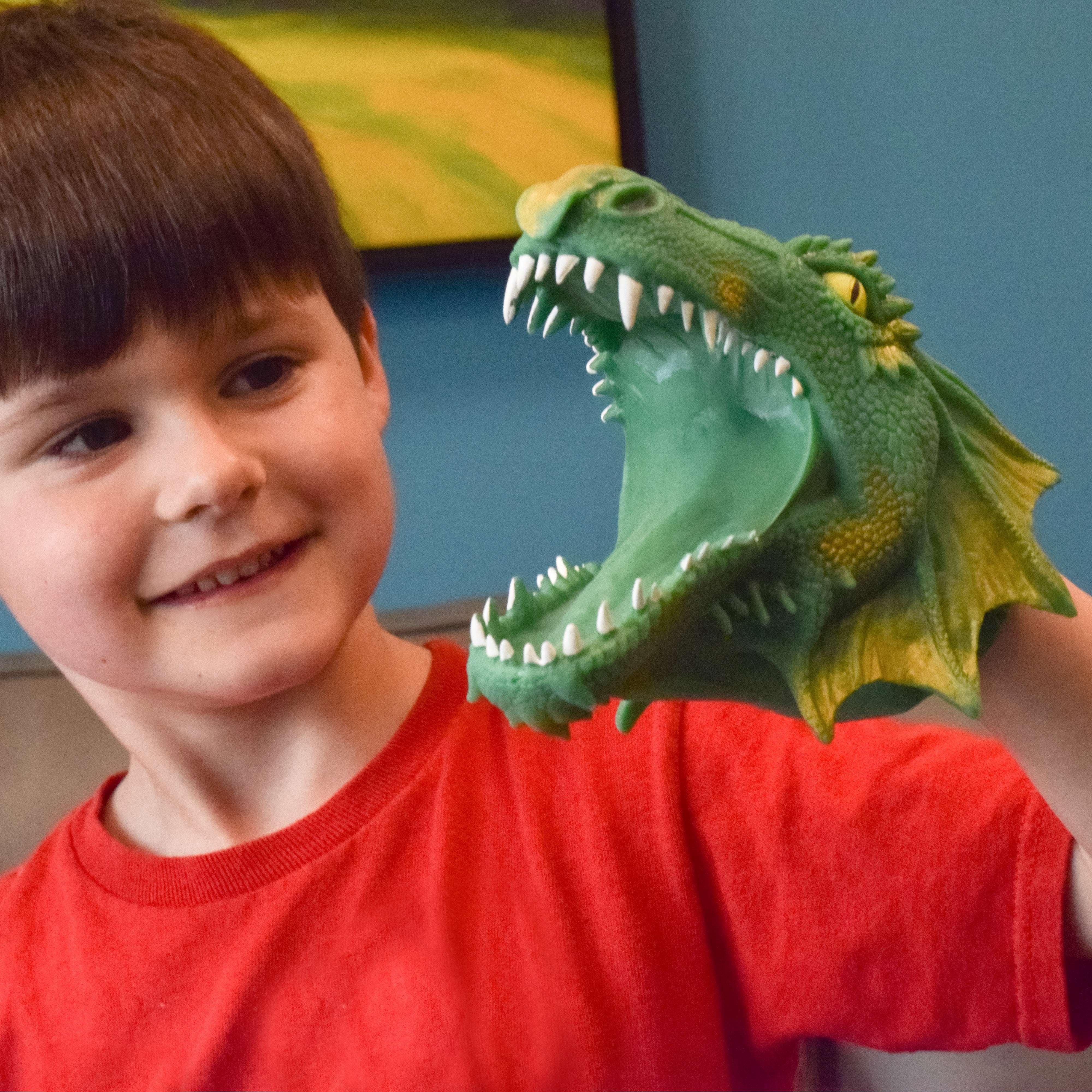 Toymendous Hand Puppet, Rubber Material, Colors & Styles May Vary, Receive 1 Toy – Children Ages 3+