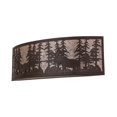 thumbnail image 3 of Meyda Tiffany 165993 Tall Pines 4 Light 13" Tall Wall Sconce - Cafe Noir, 3 of 5