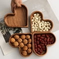 thumbnail image 5 of Bamboo Serving Tray Heart Shaped Cheese Board Charcuterie Board Wood Serving Platters Valentine'S Day Mother Day Kitchen Table Decorations Supplies, 5 of 10