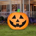 thumbnail image 2 of 5' Pumpkin Inflatable Decoration, 2 of 3