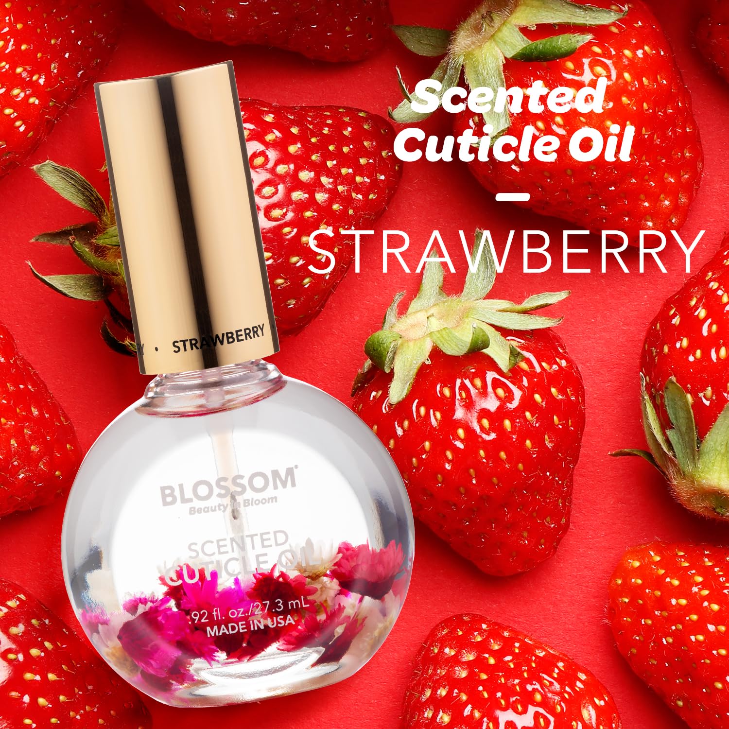 Blossom Strawberry Scented Cuticle Oil, 1 fl oz photo 3