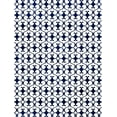 thumbnail image 2 of Villa, Mlli 19x24 White Modern Wood Framed Museum Art Print Titled - Blue Flourish, 2 of 4
