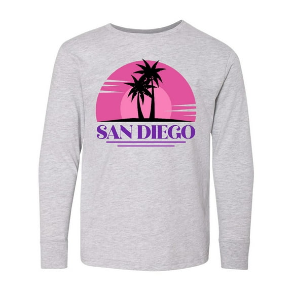 Inktastic San Diego California Beach Souvenir Long Sleeve Youth T-Shirt