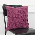 thumbnail image 5 of Magenta Plum Pinwheel Floral Down Throw Pillow, 5 of 7