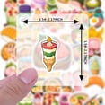 thumbnail image 6 of 35pcs-50pcs Cute Food Stickers Cartoon Dessert Stickers Funny Cuisine Decals for Laptops Notebooks Suitcase, 6 of 9