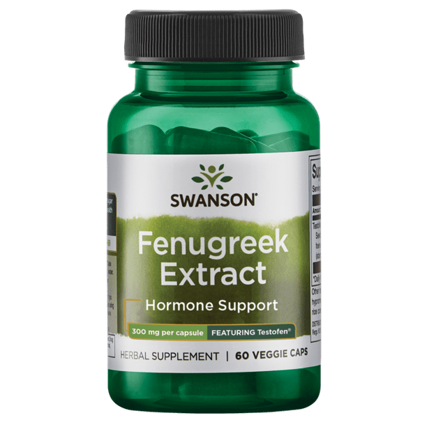 Swanson Testofen Fenugreek Extract Ayurvedic Herbal Supplement