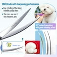 Fenice Dog Grooming Curved DHF10 Scissors 6.5" Pet Selfsharpening