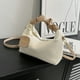thumbnail image 3 of Bolso Cruzado para Mujer Bolso Hombro Informal Plisado Con Nube Bolsos Mano para Niñas (blanco), 3 of 9