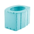 thumbnail image 1 of Portable Folding Toilet Foldable Toilet Potty Convenience Bucket Toilet, 1 of 2