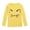 Yellow, variant on ibiyuan Boys T Shirts,Toddler Boys Girls Autumn Long Sleeve Cartoon Cat Prints T Shirt Tops
