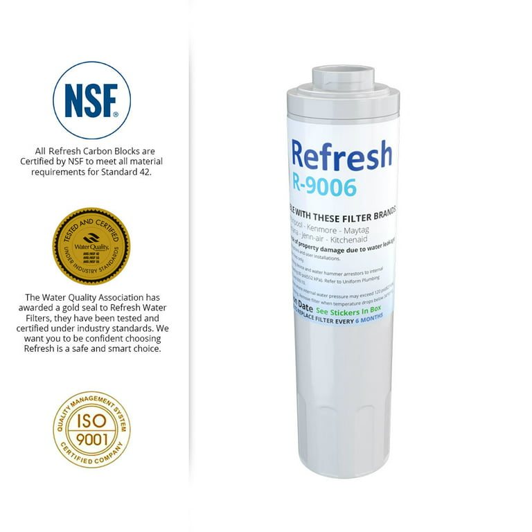 Refresh Replacement Water Filter for KitchenAid 67003523-750 Refrigerator Water Filter
