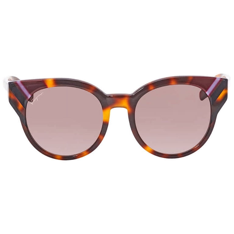 Salvatore Ferragamo SF883SA 238 Tortoise Round Sunglasses display picture 1