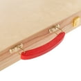 thumbnail image 6 of Wood Backgammon Board Game Set With Folding Board For Storage, Portable Handle, And Game Accessories By Hey! Play!, 6 of 7