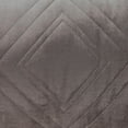 thumbnail image 4 of Parkland Collection Reta Transitional Quilted Taupe Throw Pillow, 4 of 7