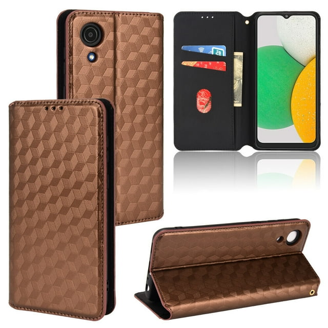 Samsung Galaxy A03 Core Case , Magnetic Wallet PU Leather Flip Cover Card Holde Case for Samsung Galaxy A03 Core