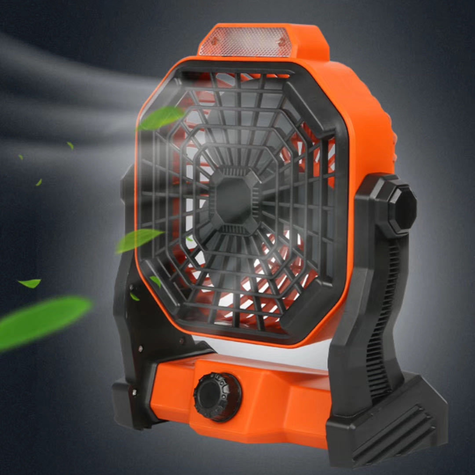 Xeyise Tents Fan 2-in-1 Portable Lightweight USB Rechargeable LED Lamp Fan Light for Daily Life