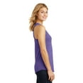 thumbnail image 3 of District Made Ladies Perfect Tri Racerback Tank-XS (Purple Frost), 3 of 6