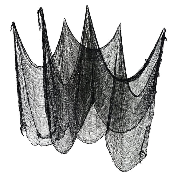 2 Pcs Decor Ornament Wall Halloween Cloth Prop Halloween Spider Web to Weave Props Gauze