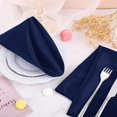 thumbnail image 4 of 20 Inch Square Premium Polyester Cloth Napkins 20 Pack - Blush, Oversized, Double Folded and Hemmed Table Napkins for Restaurant, Wedding, 4 of 8