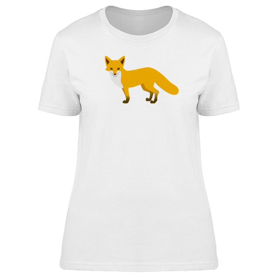 Golden Fox Clip Art Tee Women's -Image by Shutterstock