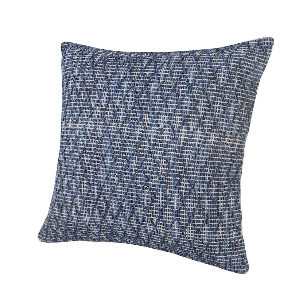 LR Home Modern Traditional Blue Diamond Geometric Throw Pillow