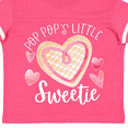 thumbnail image 4 of Inktastic Pop Pop's Little Sweetie with Pink Heart Cookie Boys or Girls Toddler T-Shirt, 4 of 5