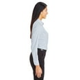 thumbnail image 4 of Devon & Jones CrownLux Performanceâ„¢ Ladies' Micro Windowpane Shirt - DG540W, 4 of 4